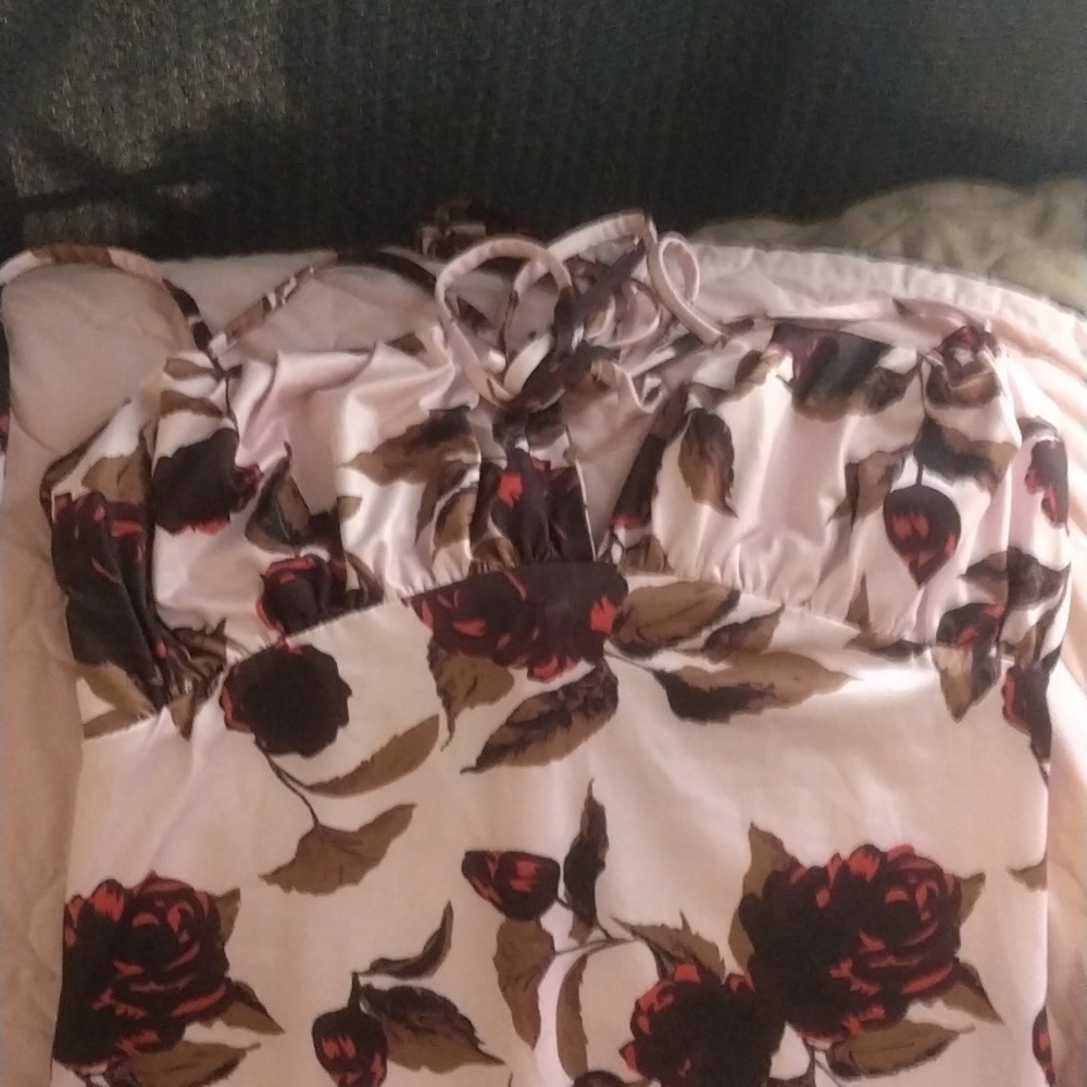 Floral Spaghetti Strap Dress
